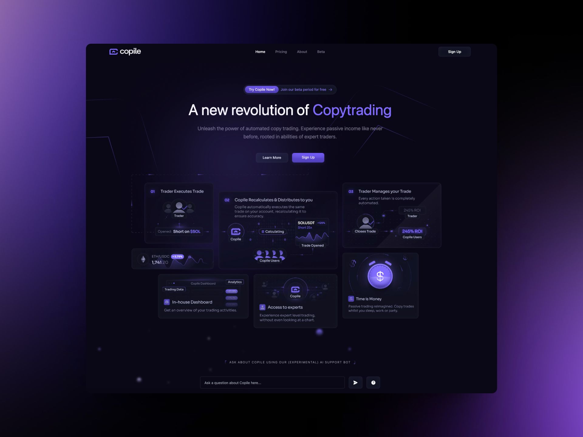 Copile - B2B Crypto Trading Platform